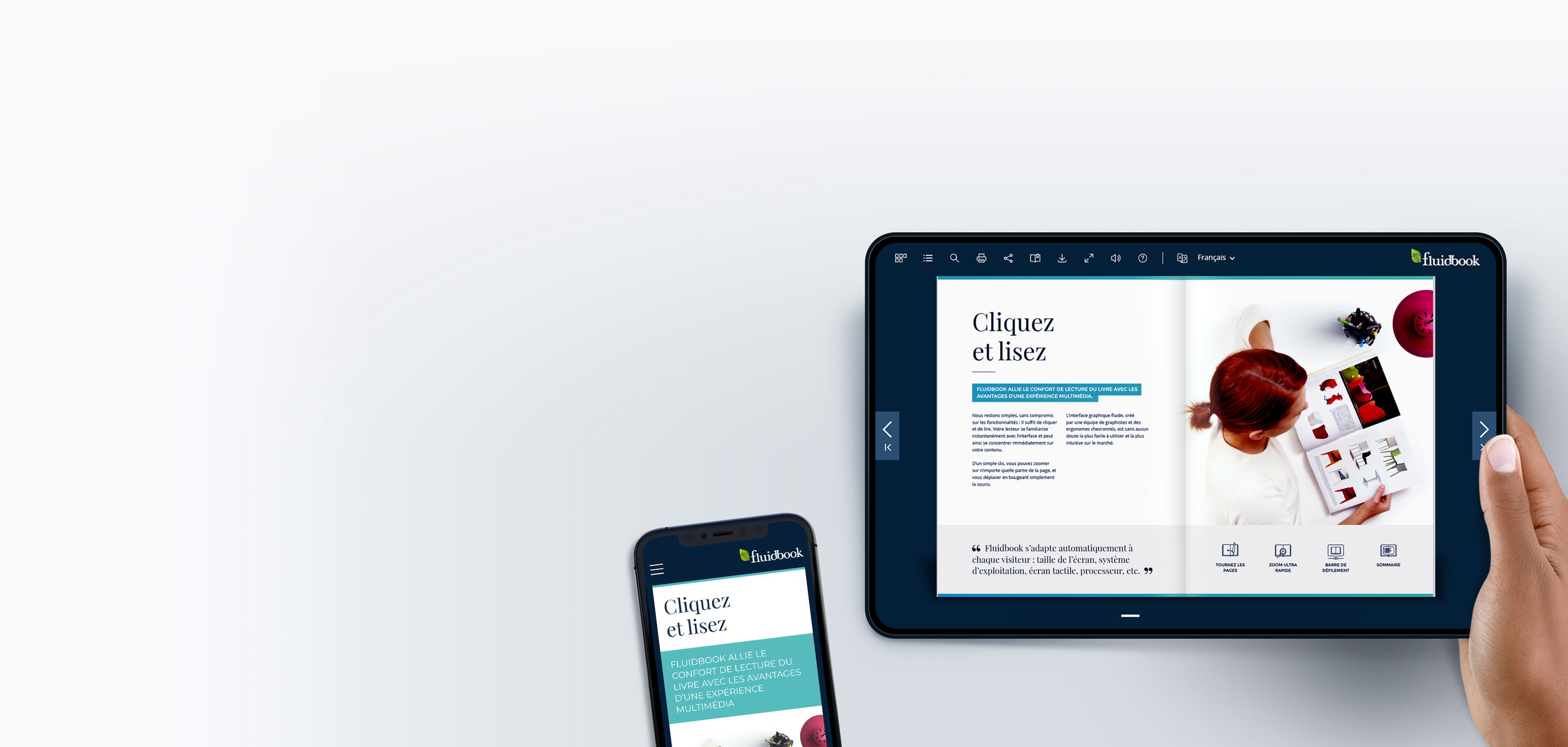 Fluidbook, votre
catalogue interactif
sur-mesure
