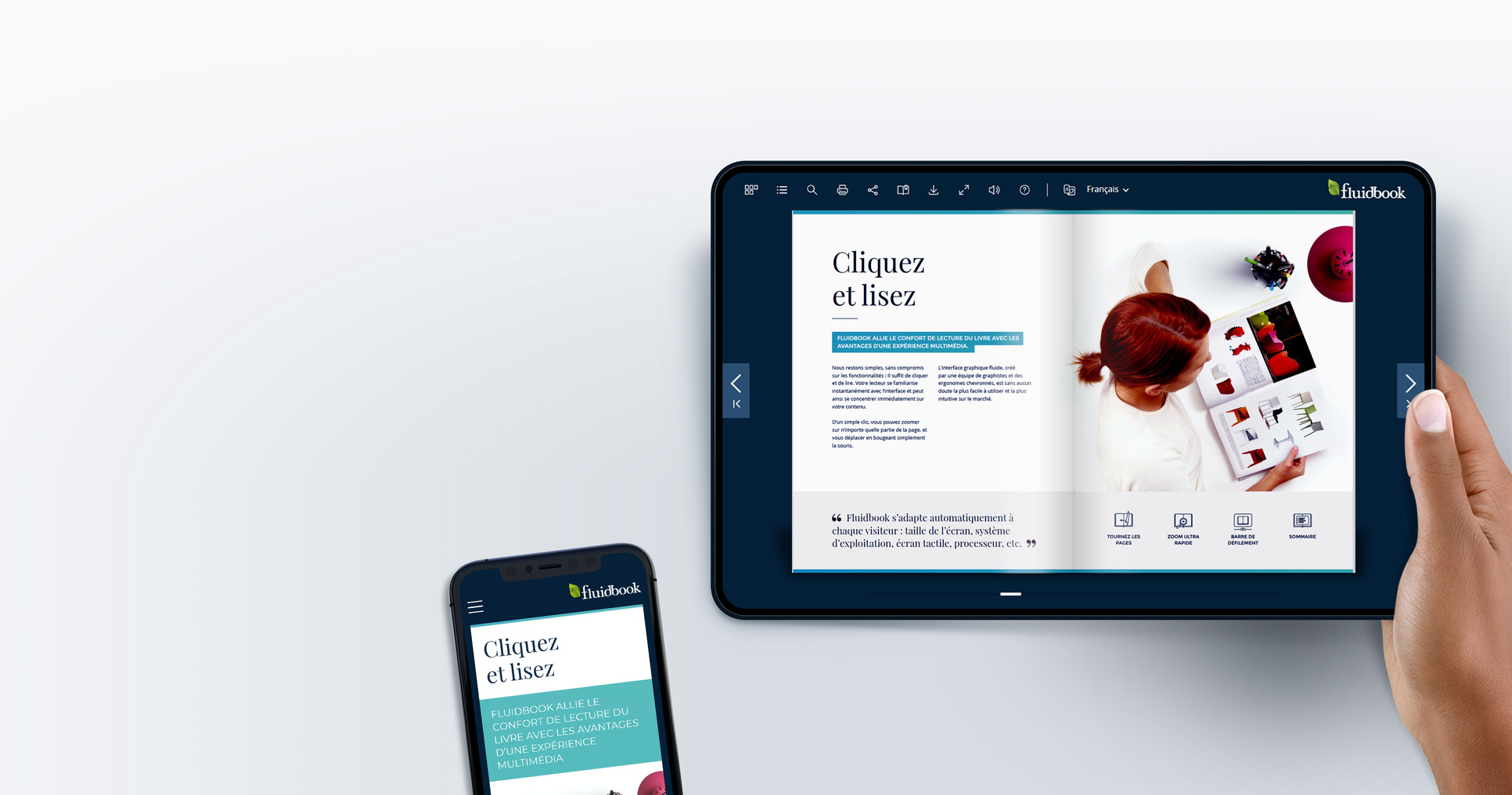 Fluidbook, votre
catalogue interactif
sur-mesure
