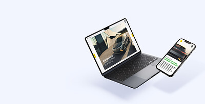 Brochure Renault sur ordinateur portable et smartphone